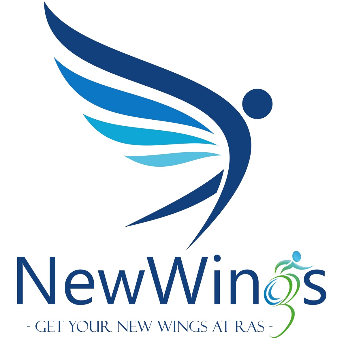 logo NewWings. Get your new wings at ras