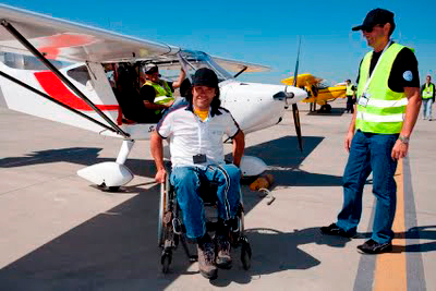 avioneta en Getafe