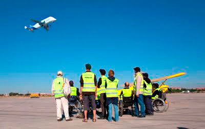 Volando en Getafe